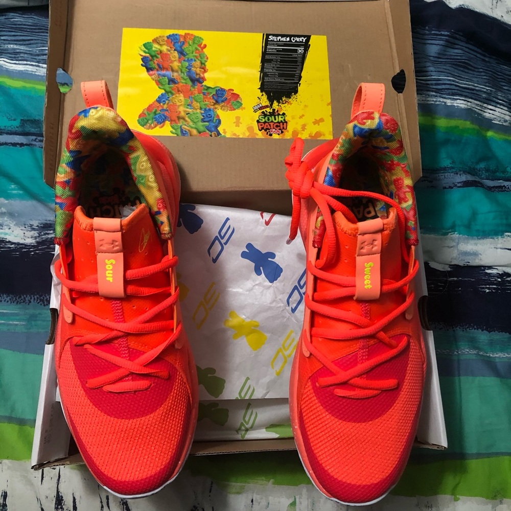 Steph Curry Sour Patch Sneakers Brand New